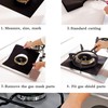 10 Pcs Stove Burner Covers 27 X 27 Cm 0.2mm