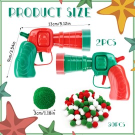 Cat Toy Balls, 30 Cat Ball 2Launcher Plush Ball Interactive Cat Toy Christmas Cat Set Plush Ball Ball Launcher Cat Toy Cat Toys Cat Accessories Toy Indoor Pet Cats