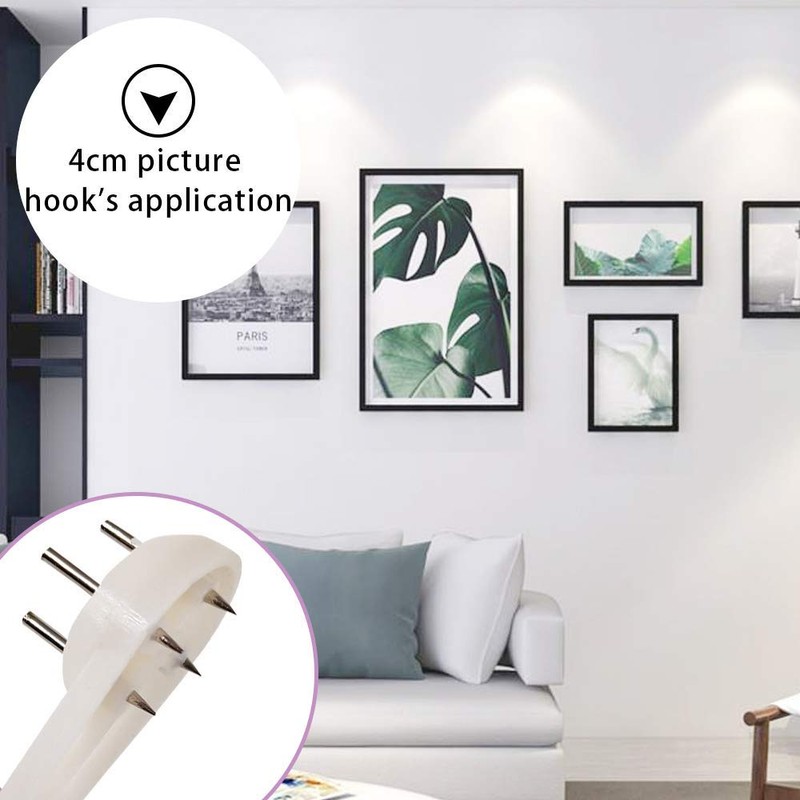 Picture Hooks (60 PCS) Picture Hanging Kit Assorted Picture Hanging
