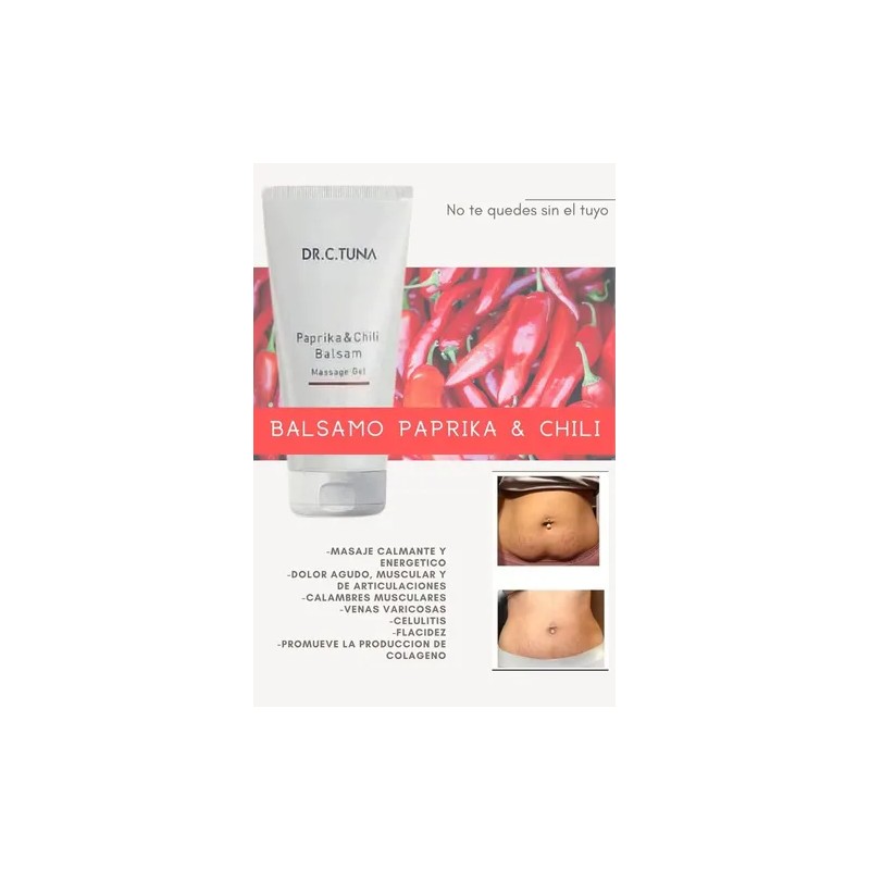 Gel Masaje Paprika & Chile Flacidez Y Celulitis 2pz Farmasi