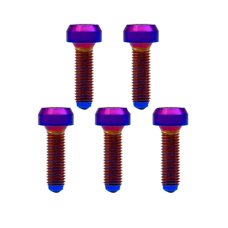 Rison Titanium Screw, M7 x 1 x 24.5 mm, M7