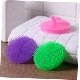 CAXUSD 4pcs Scruber Dandruff Sc Scalp Massage Brush Scalp Brush Shower for Hair Exfoliate Scrub Random Color