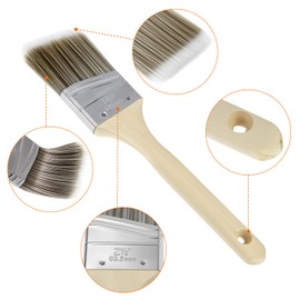 QWORK® 5-Piece Paint Brush Set, Paintbrushes Decorating, Sash and Trim Brushes, for Home Improvement and DIY Projects