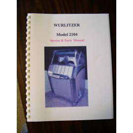 Wurlitzer Model 2104 Jukebox Manual