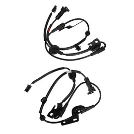 X AUTOHAUX No.59910-C1000 / Wheel Anti-Lock Brakes Sensor Kit for Hyundai Sonata 2015-2019 / ABS Wheel Speed Sensor/Durable/Rubber / 2 Pcs/Black