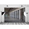 CORFOTO 7x5ft Fabric Prison Photography Backdrop Jail Cell Bars Background