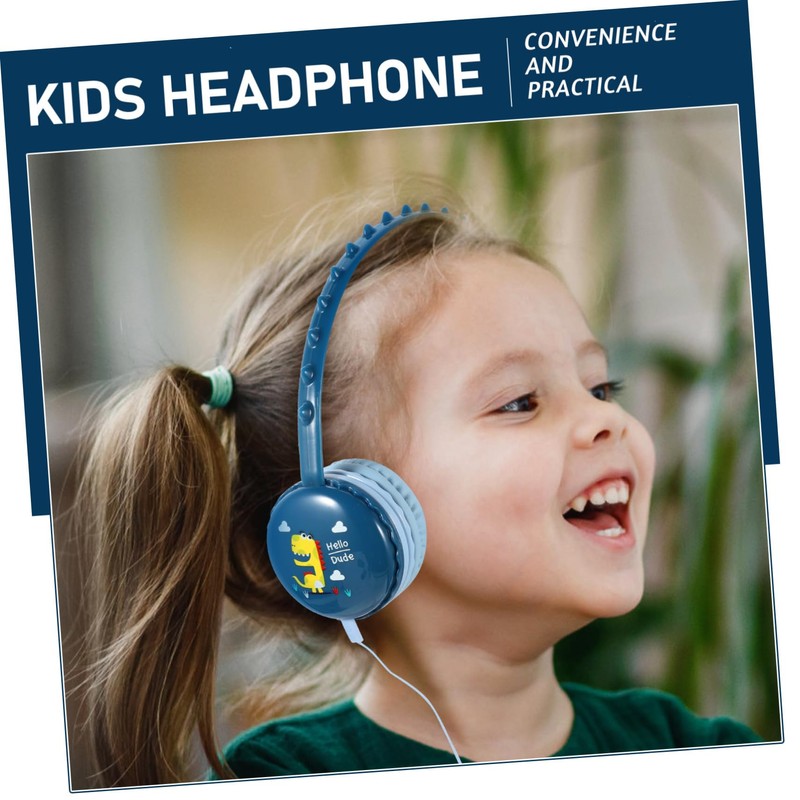 LABRIMP Dinosaur Shape Headset Over Ear Comfortable Gaming Headphones for