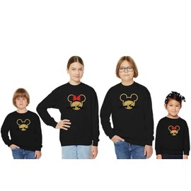 Natural Underwear Safari Animal Kingdom Ears Kids Matching Sweatshirt Toddler Girl Black 4 Years