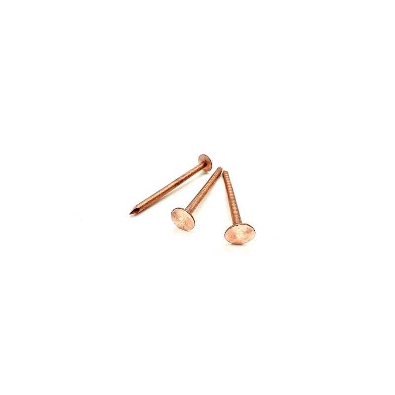 10 PCS Copper Clout Nails Roofing Slate Felt Nail, Tree