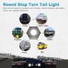 4PCS 4 Inch Round 16-LED Tail Light Reverse Backup Lamp