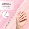 3 Pcs Nail Art Brushes Liner Tools for DIY Nail