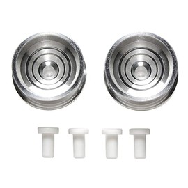 Tamiya 95636 Mini 4WD Special Limited HG Large Diameter Narrow Heavy Aluminum Wheels (2 Pieces)