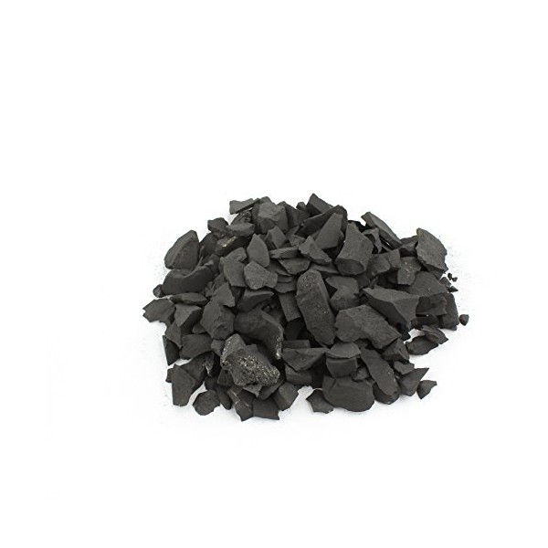 Heka Naturals Shungite Water Chips | Water Filter Crystals for Drinking Water, Ideal for Water Purification, Healing Crystals, Great for Use As a Water Filter with Your Camping Gear (500g)