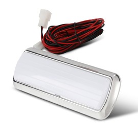 PIT66 Dome Light Lamp Assembly LED Chrome Base Compatible with 1960-1972 Chevy GMC Pickup Truck C/K 10 20 30