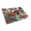 Caroline's Treasures 8131LCB Louisiana Spices and Crawfish Glass Cutting Board,
