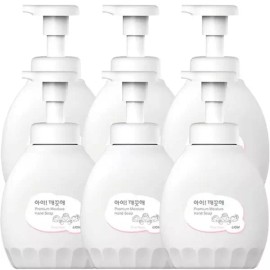 Ikkeukkeothe 아이깨끗해 프리미엄 모이스처 퓨어 로즈향 본품 450ml 6개 I'm Clean Premium Moisture Pure Rose Scent 450ml 6 Pieces