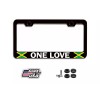 ONE LOVE Jamaican Steel License Plate Frame Car SUV