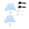 TOVINANNA Hair Dye Brush Needle Kit 6pcs Highlight Hat for