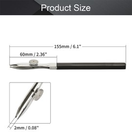 Utoolmart Art Ruling Pen, Masking Fluid Line Pen, Ruling Ink Pen Adjustable, Drawing Tool for Drawing Mounting Art Artists (Black) 1 Pcs