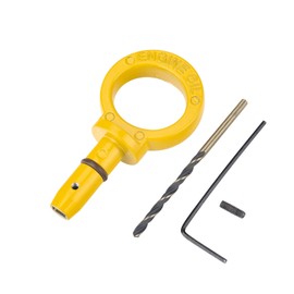3mirrors Aluminum Oil Dipstick Pull Handle Compatible with Dodge Chrysler Jeep Models Universal Engine Oil Dipstick w/Viton O Ring & Installation Kit Yellow