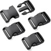 4 Pack Clips Snaps No Sewing Heavy Duty Plastic Replacement