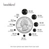 BEADSLAND 1440 pieces flat back rhinestones, nail crystals rhinestones for