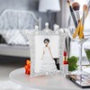 Zerodeko Pearl Crown Photo Frame Wedding Picture Display Family Photo