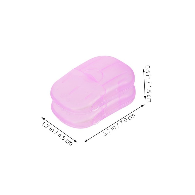 Totority 15 Boxes Portable Travel Soap Sheets of Convenient Hand
