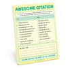 Knock Knock Awesome Citation Nifty Note Pad (Pastel Version)