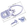 D-Ring Picture Hangers with Screws, 50 Pcs Single Hole Picture