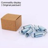 JIALIA GUPO 2-1/4inch(6Pcs) Protective Coated Replacement Furniture Tension Springs for