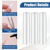 JJUNW 20Pcs lear Heat Shrink Shoelace, 0.2 Inch Heat Shrink