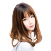 Fujitsu H-6115 TefuRe Wig, Medium, Semi-Long Wig, Bangs, Wig, Women,