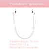 Eyglajdd 1 Piece Glasses Chain Women's Acrylic Beads, White