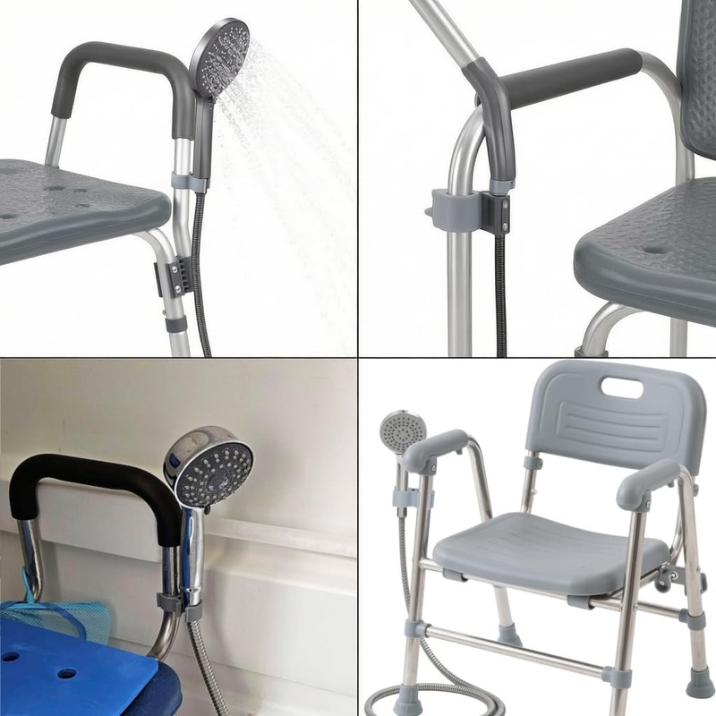 Shower Head Holder for Shower Chair - Clip Fits 22mm