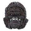 Gorilla Head Sculpture 6.3in Animal Head Figurine Resin Hollow Out