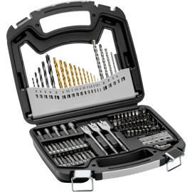 101-Piece Multipurpose Drill and Driver Bit Set Screwdriver Bit Set for Wood Metal Cement Drilling and ScrewingQuantity: 101 pcs