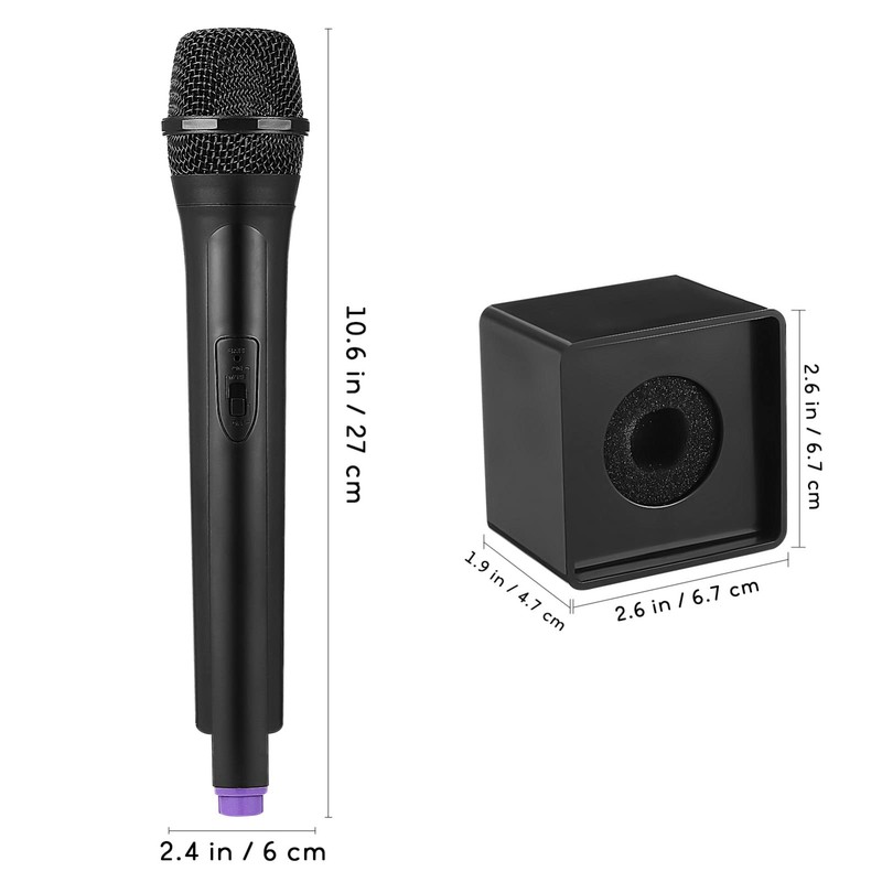 STOBOK Childrens Toys Pretend Microphone with Stand Fake Microphone Prop