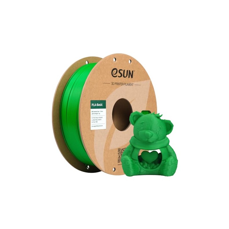 eSUN PLA Basic Filament 1.75mm, 1KG Spool (2.2 LBS) High