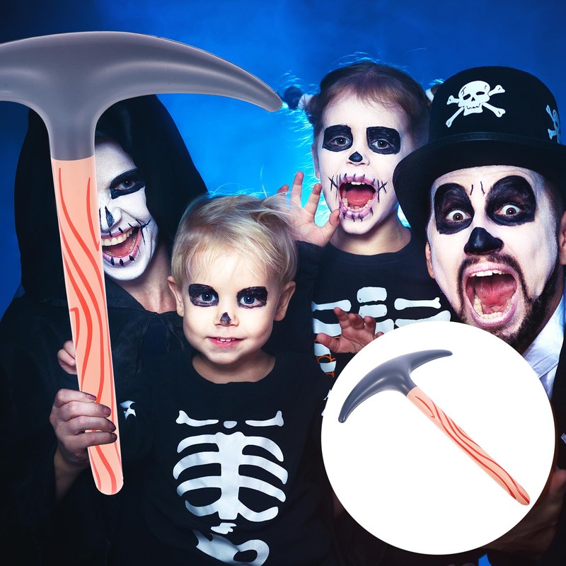 BESTonZON 3pcs Inflatable Pickaxe Toy Hatchet Costume Props Blow up