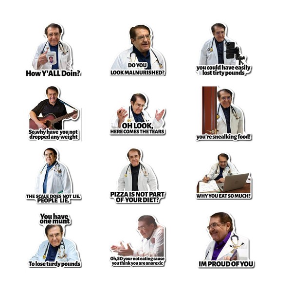 FYHJTRT 12 Pack Dr Now Magnets, Fridge & Car Magnets