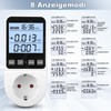 Electricity Meter for Socket, 8 Modes, Electricity Meter, Energy Cost