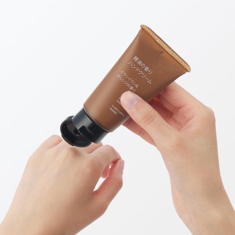 MUJI OAR69A4A Essential Oil Scented Hand Cream, Ylang-Ylang & Orange