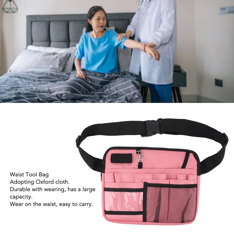 Nurse Fanny Pack Doctor Supplies Storage Bag Multi Compartments Nurse