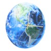 Earth Wall Clock Acrylic Silent Movement Accurate Cutting Stable Non