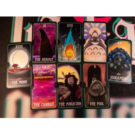 Studio Ghibli Inspired Tarot Cards - Set of 8 Major Arcana Cards