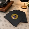 Vision Media® 7'' Black Paper Inners Sleeves - Acid Free