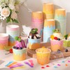 Ninehaoou 200 Pack 6 oz Paper Ice Cream Cups with