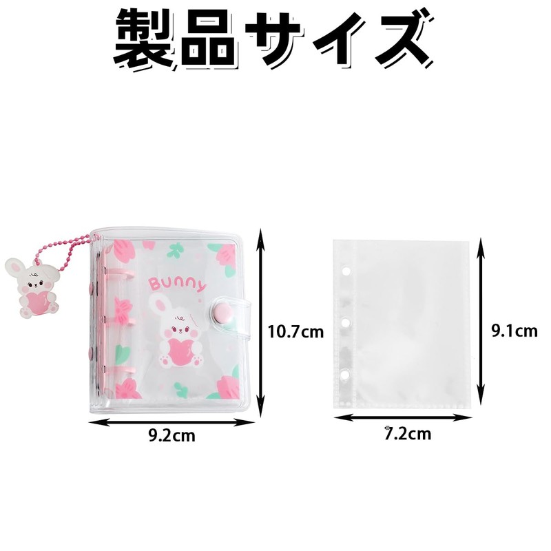 Sticker Notebook, Transparent Inside, 20 Pages, Sticker Notebook, Mini 3