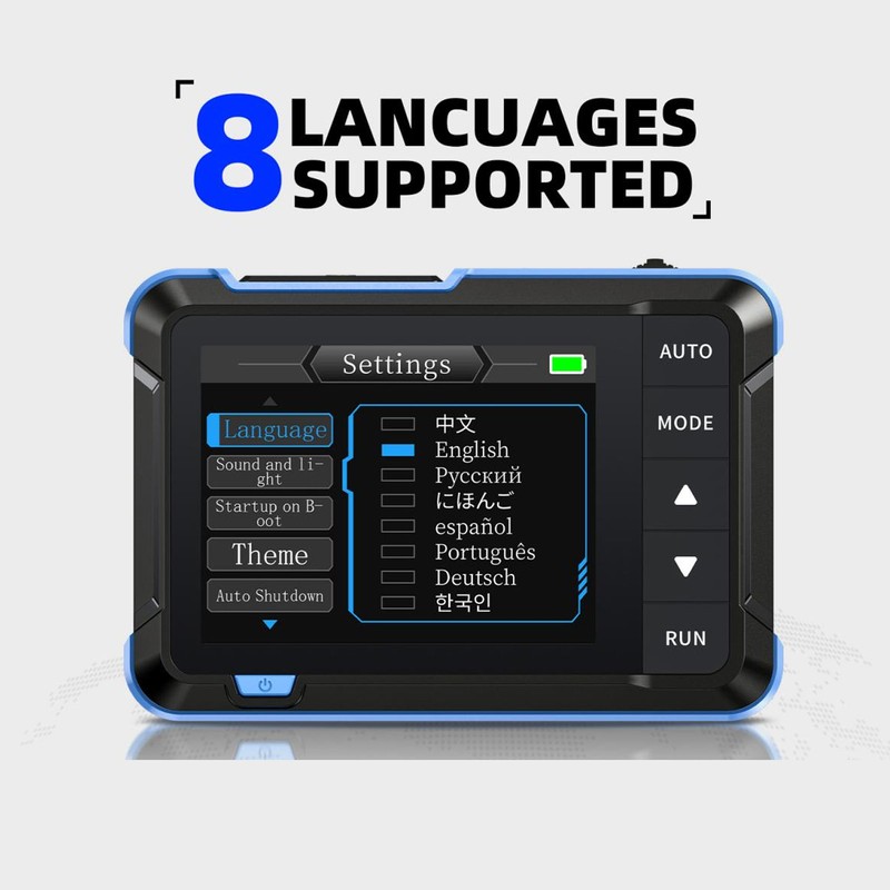 Handheld Digital Oscilloscope 2.8 Inch TFT 5.0MS/s High Sampling Rate
